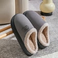thumbnail image 3 of CHGBMOK Unisex Mens Womens Cozy Memory Foam Scuff Slippers Casual Slip On Warm House Shoes Indoor/Outdoor Sandal Slippers With Arch Support Rubber Sole, 3 of 4