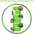 thumbnail image 5 of El aro deportivo de fitness, el aro desmontable de 6 segmentos es adecuado para fitness/deportes/hogar/oficina/moldeado del abdomen. Hay muchos colores disponibles. Sincero Juguete, 5 of 5