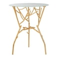 thumbnail image 2 of SAFAVIEH Tara Branched Glass Top Gold Accent Table Gold / White, 2 of 7