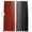 Black Red, variant on Pink Gray Ombre Blackout Curtains for Bedroom/Living Room, Pinch Pleated Black Out Curtains, Vintage Country Wooden Room Darkening Window Drapes with Hooks 2 Panels, 39"x70"