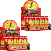 (24 Pack) Vitamin Energy Focus  Shots - Energy Lasts up to 7  Hours* | Packed with BCAAs & COQ10 | Keto Drink Friendly 0 Carb, 0 Sugar