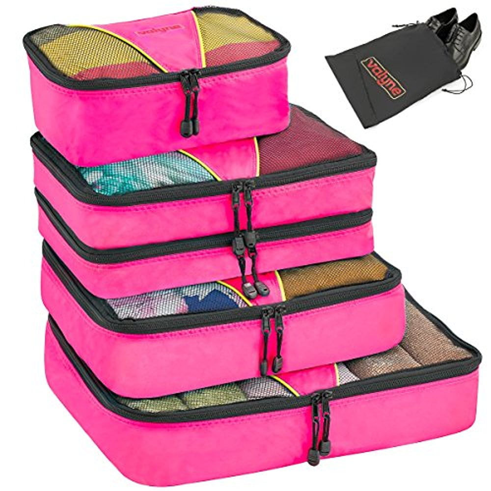 Valyne Packing Cubes 4pcs Set, Luggage Travel Organizer Bags with a