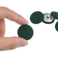 thumbnail image 4 of Uxcell 20pcs 36L Fabric Cloth Covered Button 23mm Metal Shank Round Sewing Buttons for Suits Dress Blouses, Army Green, 4 of 5
