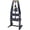 Black + Steel, variant on Adjustable Hydraulic Shop Press 6 Ton, Benchtop A-Frame Orange Steel Press with Plates for Auto Repair, Garage, Bearing Press Tool