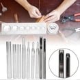 thumbnail image 3 of Snap Fastener Tool Set Hole Puncher Button Setter 7 In 1 Base Leather Craft Tool Kit, 3 of 4
