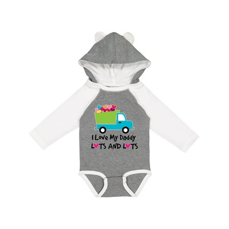 

Inktastic I Love My Daddy Outfit Boys Gift Baby Boy Long Sleeve Bodysuit