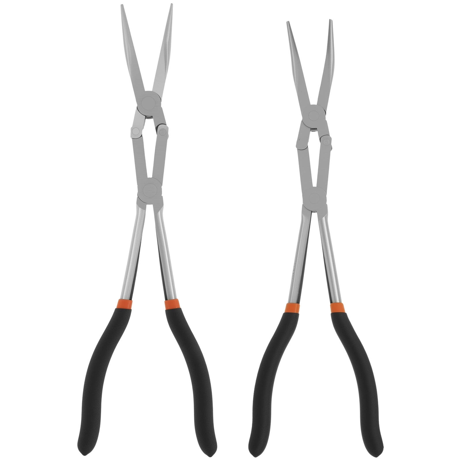 SPEEDWOX 7" Long Reach Needle Nose Pliers With Teeth, Extra Long Nose Mini Precision Wire