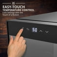 thumbnail image 3 of IVATION 16-Bottle Compressor Wine Refrigerator with Lock, Black, 3 of 7