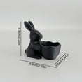 thumbnail image 3 of THHEIC Easter-Decorations - Candy Dish Bowl - Candy Server - Nut Dish - Easter Bunny Bowl Snack Serving Dish with Rabbit Tabletop Decor Framhouse Home Décor, 3 of 5