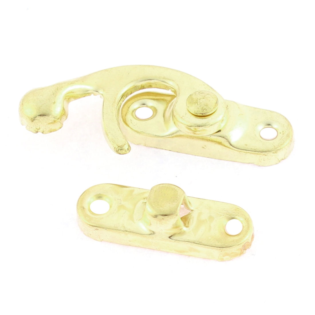 30 Pcs Right Swing Arm Clasp Screw Mounted Packing Parts Wooden Box