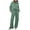 Green, variant on Sweat Sets for Women Two Piece Long Sleeve Sweatshirt with Wide Leg Pants Loungewear Sets Womens Fall Clothing Outfit Sets for Women