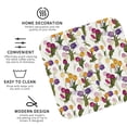 thumbnail image 3 of Lsque Tulips Flowers Pattern 4" Drink Coasters Set of 4, PVC Leather Absorbent Coasters, Table Coaster Set Decorative Coffee Cup Coasters Housewarming Gift -Square, 3 of 6