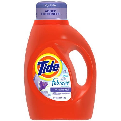 Tide Plus Febreze Freshness Spring Renewal Scent Liquid Laundry Detergent 40 Fl Oz Walmart Com Walmart Com
