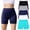 Light Blue, variant on DOZINSIX 5 Pack Kids Girls Athletic Biker Shorts Breathable Soft Stretchy Dance Yoga Cartwheel Shorts for 5-14 Years