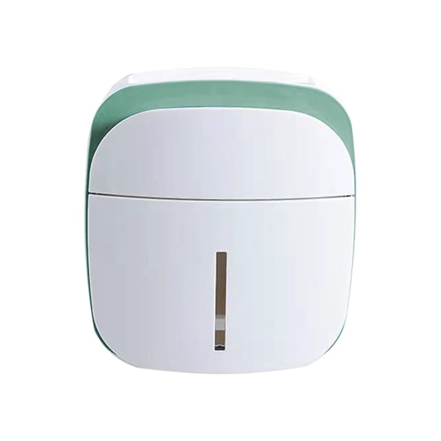 Double-Drawer Wall-Mounted Tissue Dispenser – Bathroom Paper Towel Rack with Hidden Storage for Small Essentials