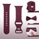 thumbnail image 4 of Tighesen Bandas Deportivas Compatibles Con Apple Watch Ultra 3/2/1 49 Mm Series 11/10 46/42 Mm 9/8/7 45/41 Mm Se 6/5/4 44/40 Mm 3/2/1 42/38 Mm S/M M/L Para Mujeres Y Hombres Correa De Silicona Para Iw, 4 of 5