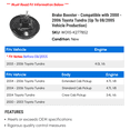 thumbnail image 2 of Brake Booster - Compatible with 2000 - 2006 Toyota Tundra (Up To 08/2005 Vehicle Production) 2001 2002 2003 2004, 2 of 2