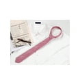 thumbnail image 5 of INSPIRE CHIC Men's Self-Tied Solid Color Formal Slim Ties Light Purple, 5 of 5
