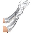 thumbnail image 2 of LinYooLi Gants de Cosplay en Satin Métallique Long 17 Pouces pour Femmes, 2 of 8