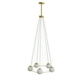 thumbnail image 2 of Gild Design House Kinsley Contemporary Metal and Glass Table Lamp in Gray/Silver, 2 of 3