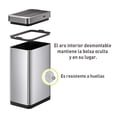 thumbnail image 2 of EKO Mirage Phantom x Bote de basura Sensor 45L, bote de basura cocina, acero inoxidable, bote de basura inteligente, sensor automático, botes de basura, cierre suave, bote basura cocina, 2 of 5