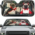 thumbnail image 2 of Foldable Pug Design Car Sunshade For Dog Lovers, 2 of 6