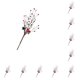 thumbnail image 1 of Monstrate Mantenimiento sin complicaciones Tallos de flores falsas para el día nacional Flores y plantas falsas Ramas de flores WF786A WF786A 10Conjunto, 1 of 6