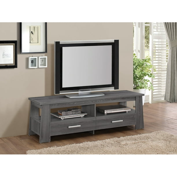 ACME Falan Dark Gray Oak TV Stand for Flat Screen TVs up to 60