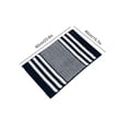 thumbnail image 3 of Dvkptbk Non Slip Bath Mat, Super Absorbent Bath Rugs for Bathroom, Super Soft Bathroom Rugs Fit Under Door, Navy, 16" x 24", 3 of 6