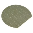 thumbnail image 1 of Mantel individual semicírculo Kusrkot Resistente al calor Verde, 1 of 8