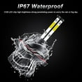 thumbnail image 4 of For Chrysler Pacifica 2007-2008 4*Bulbs Combo H13 9145 LED Headlight Hi/Lo+Fog Light, 4 of 13