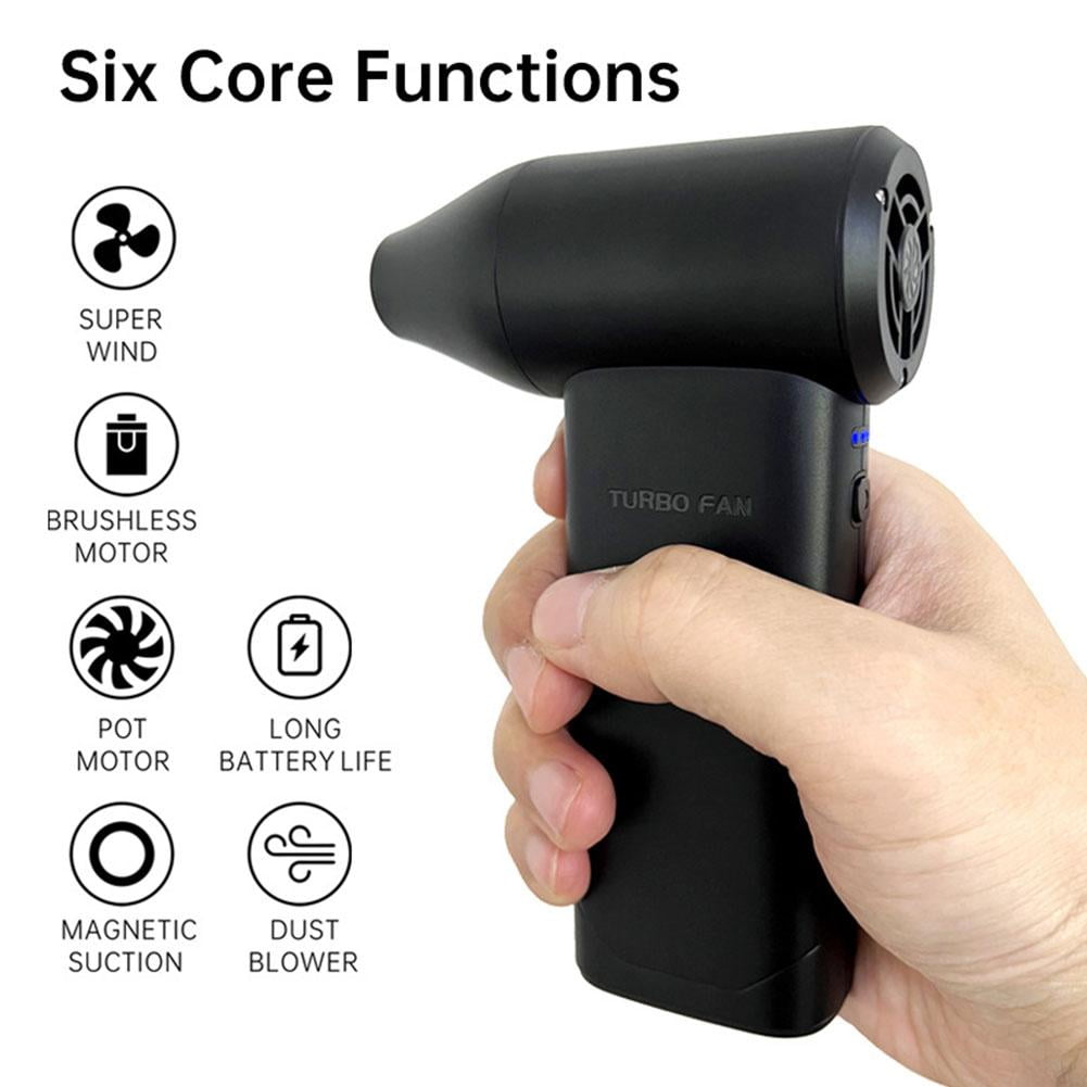Blower, Cordless Mini Blowers - 130000RPM Super Power Cordless Duster, Mini Blower, Compressed Ai-r Duster Cleaner, Electric Hand Held Blowers for Shoes, Outdoor and Car