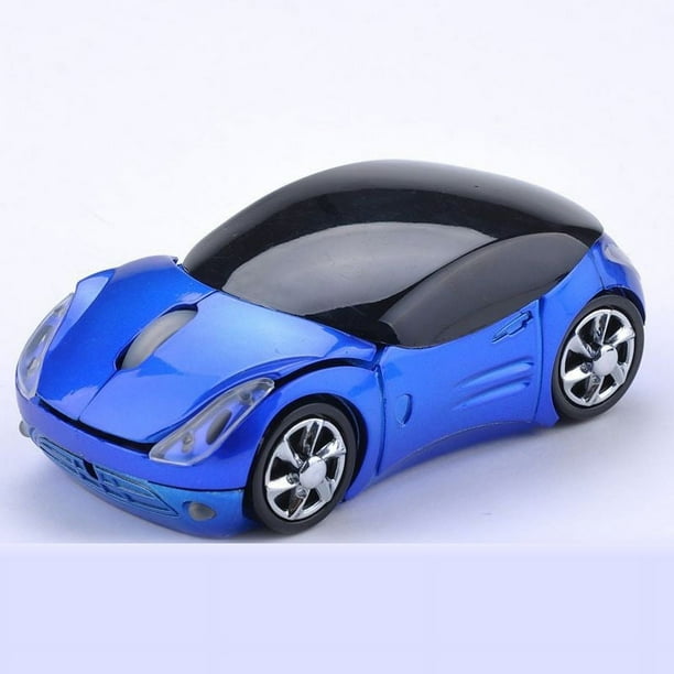 Ratón inalámbrico para niños, ratón inalámbrico 2,4G con receptor USB, ratón óptico inalámbrico Bluetooth para coche 1600DPI