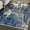 Blue, variant on Luxe Weavers Bohemian Abstract Multi 7'8" x 10'2" Area Rug Fringed Modern Carpet