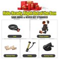thumbnail image 4 of Seemoon Electric Dirt Bike for Adults 3OOOW 52V 25Ah 1300Wh 38 mh 105 miles 160Nm 40 degree Climb 20x4 inch Fat Tire Front Suspension Disc Brakes, 4 of 9