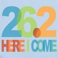 thumbnail image 2 of CafePress - 26.2 Here I Come Body Suit - Baby Light Bodysuit, Size Newborn - 24 Months, 2 of 4