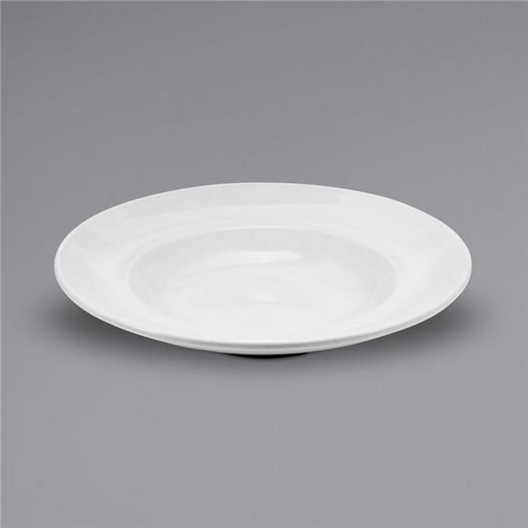 Buffalo F9010000153 45.5 oz Cream White Ware Wide Rim Porcelain Pasta Bowl
