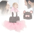 thumbnail image 4 of Vestido De Tul Para Fotografía De Niña Recién Nacida, Exquisita Y Hermosa Ropa Para Fotos De Bebé Fácil De Usar DIY Con Sombrero Para Más De 3 Meses De Edad Ccdes Otros, 4 of 8