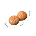 thumbnail image 3 of Qeeadeea/Cute Ceramic Chopstick Holders, Little Color Steamed Bun Chopstick Rests, Dinner Chopstick Stand For Home Decoration, Restaurant, Table Decoration-orange-5x2.5x1.6cm, 3 of 7