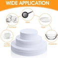 thumbnail image 7 of NOGIS 60 Pcs Plate Separators Storage - 3 Different Size, Thick and Premium Soft Felt Plate Dividers For China, Dish, Coffee Saucers Protecting and Stacking (White,5/7.5/10.5 Inch), 7 of 7