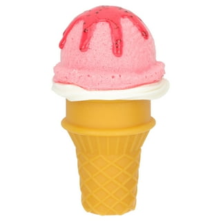 3 pack Ice Cream Cone Soda Pop Scented Bubble Fun Toy Gift Fake Faux Ice  cream 