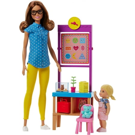 Barbie Careers Teacher Doll & Student Doll Classroom (Best New Careers At 30)