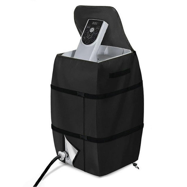 Insulated Hot Tub Heater Pump Cover Spa Pump Cover, Waterproof 600D Oxford Cloth for Major Brands