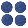 thumbnail image 2 of Juego de manteles individuales, manteles individuales azules, manteles individuales para mesa de comedor, 4 manteles individuales redondos de 36 cm resistentes al calor, manteles, 2 of 8