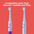 thumbnail image 3 of Replacement Toothbrush Heads Compatible with Colgate Hum Connected Smart Battery Toothbrush Refill Head, Blue, 6 Pack, 3 of 6