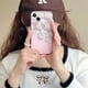 thumbnail image 2 of Funda de Tpu con lazo rosa para iPhone, carcasa de dibujos animados de gatito lindo, gato, 12, 15, 14 Pro Max, 11, 12, 13 Pro, XS Max, XR, X, 6, 6S, 7, 8 Plus, SE Mini, 2 of 5
