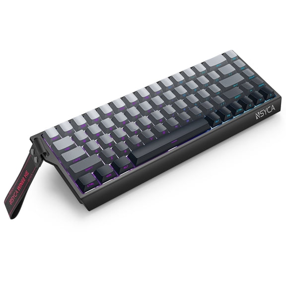 WIN68 HE 60% Mechanical Keyboard Wired, Hall Effect Gaming Keyboard Magnetic Switch Hot Swappable, Adjustable Actuation Rapid Trigger Mode 8000Hz Polling Rate, RGB Keyboard 60 Percent Design