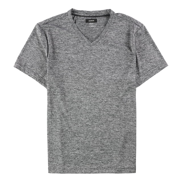 Alfani Playera básica de rendimiento para hombre, negra, pequeña