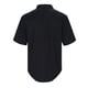 thumbnail image 3 of Camisas Manga Larga Hombre Camisa de playa de verano con cremallera de manga corta informal para hombre Camisa elástica arrugada con ligera (Black, M), 3 of 7