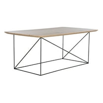 SAFAVIEH Rylee Modern Rectangle Coffee Table, Taupe/Black
